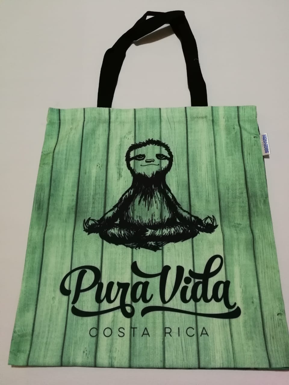 Costa Ica Pua Vida Jute Tavel Tote Beach Cay Bag Staps