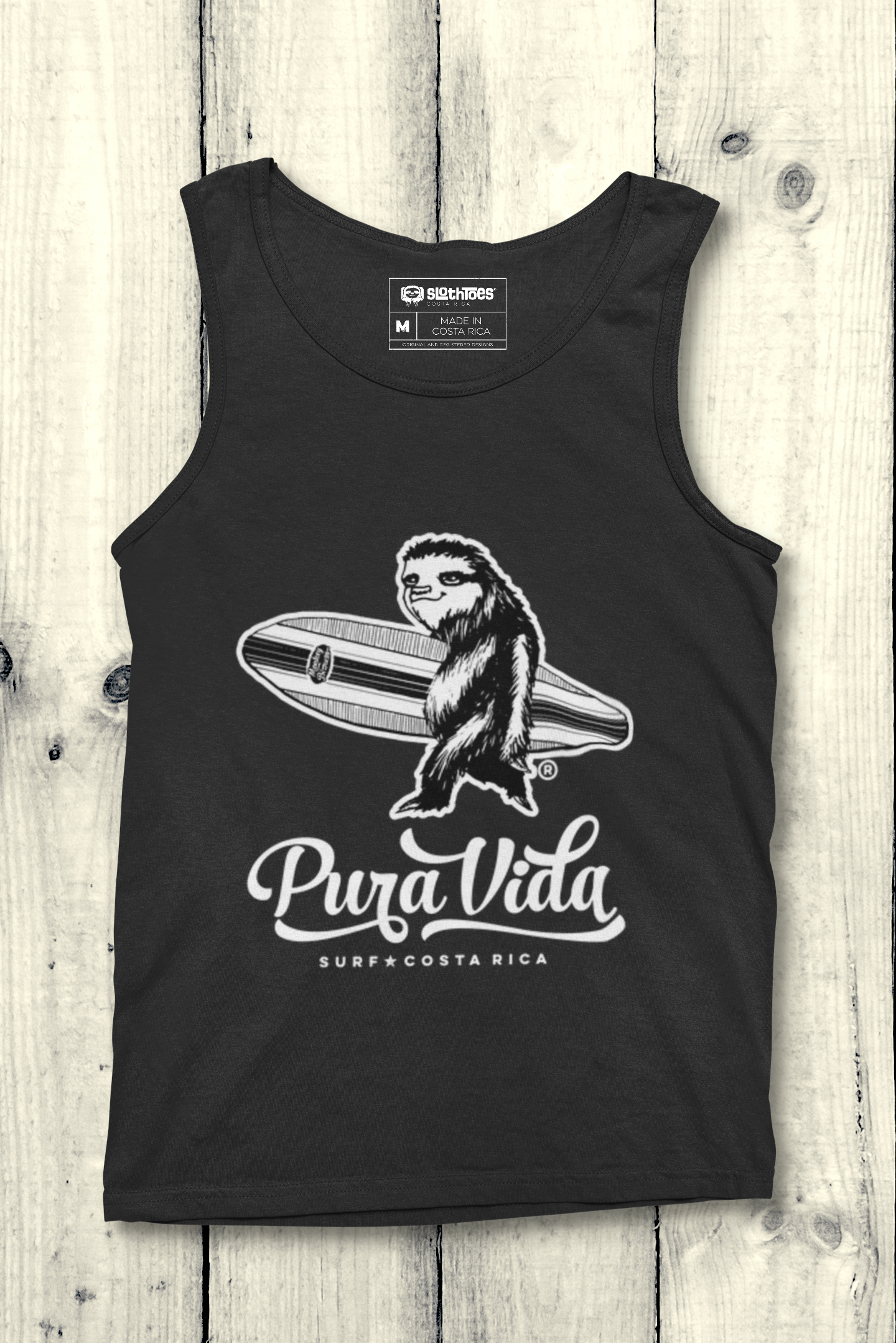 Surfing Sloth Jersey Tank