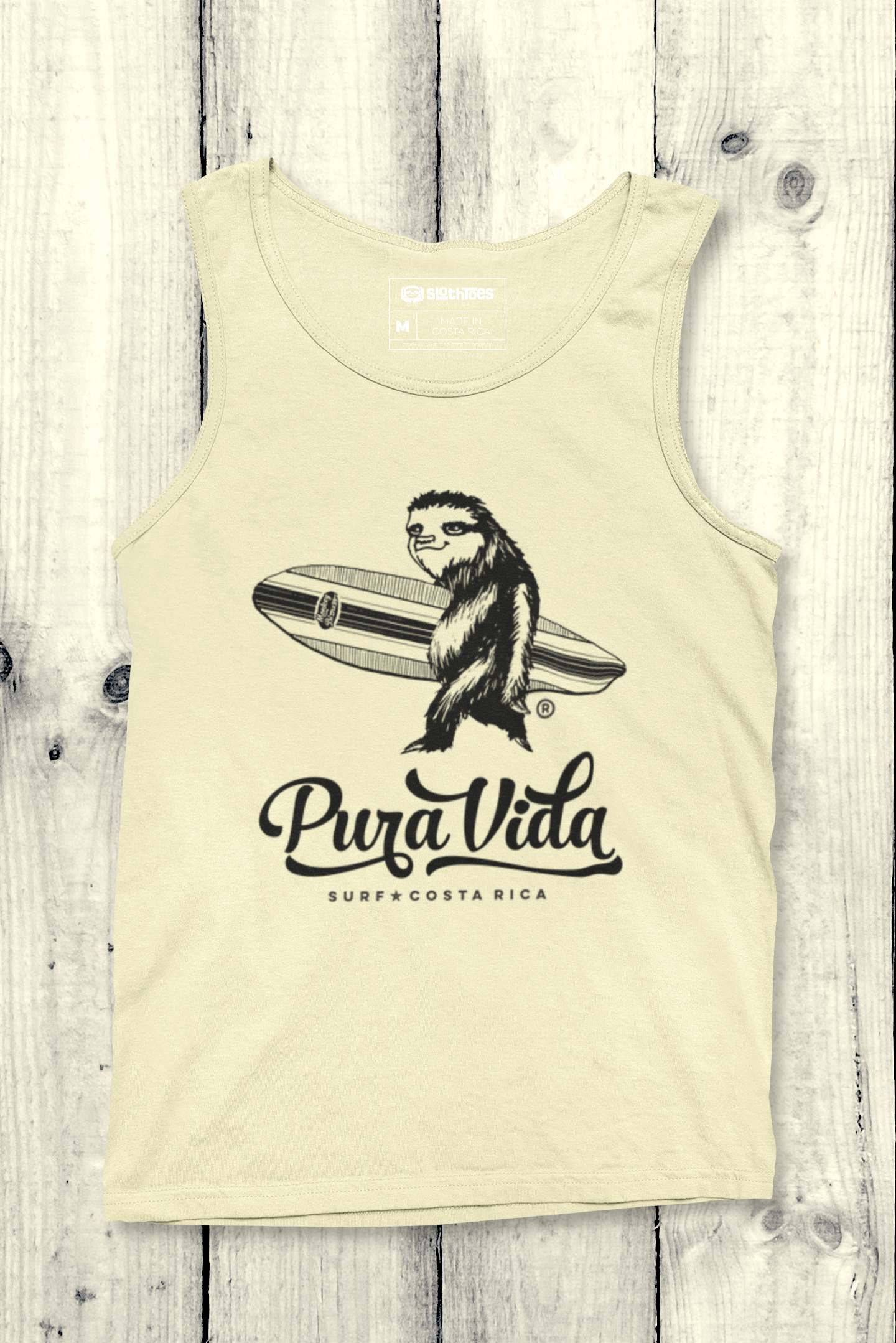Surfing Sloth Jersey Tank