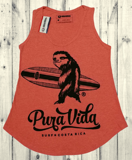 Surfing Sloth Women's Tank