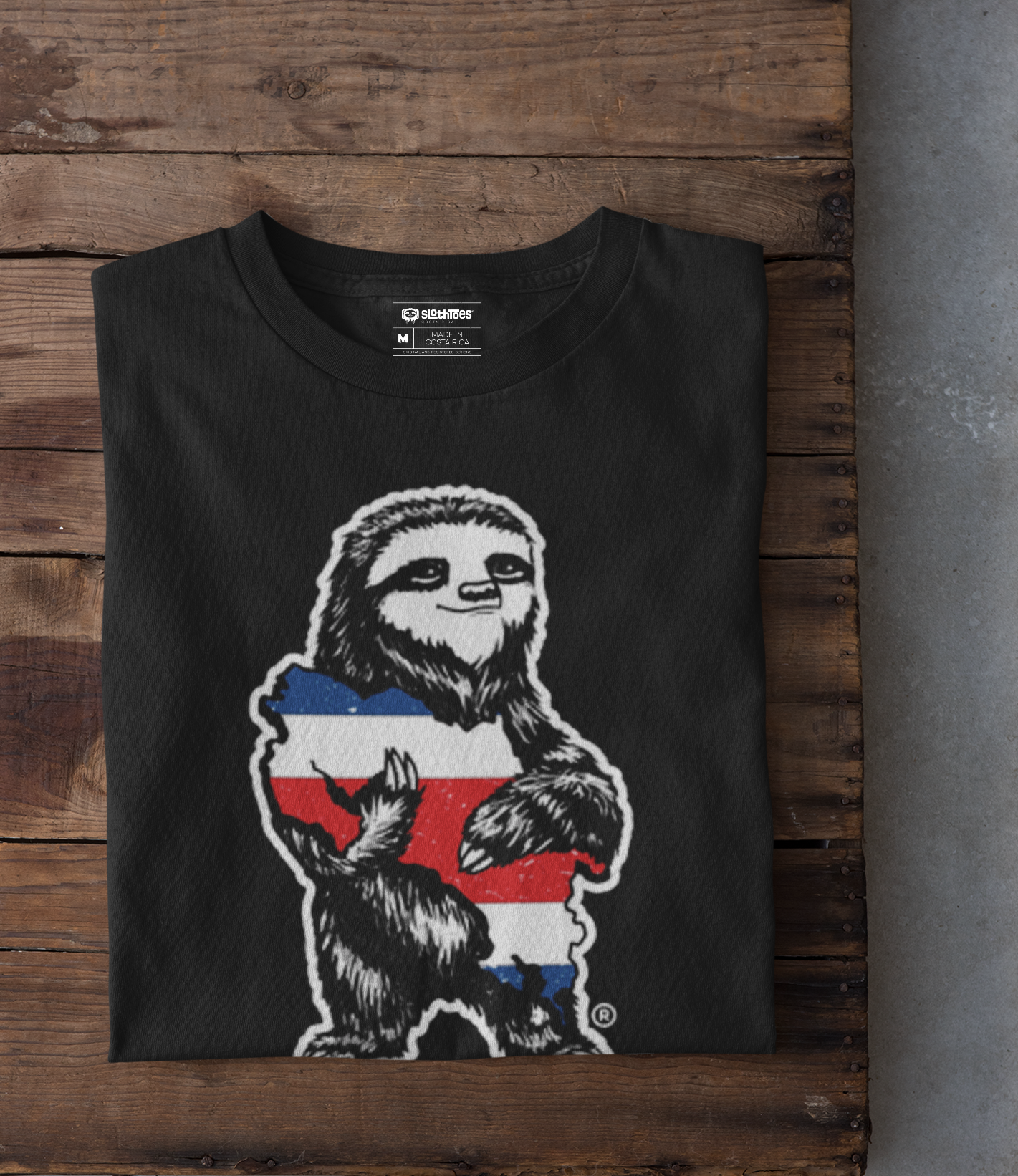 Costa Rica Sloth Short Sleeve Tee