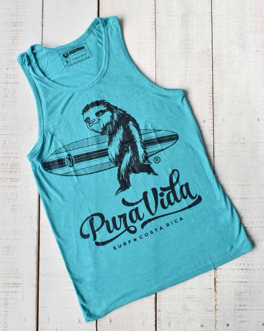 Surfing Sloth Jersey Tank