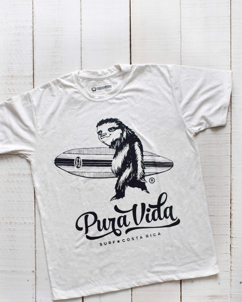 Surfing Sloth Men's Short Sleeve Tee