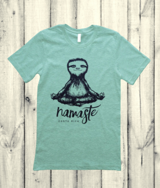 Namaste Sloth Kid's T-shirt