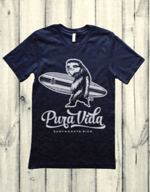 Surfing Sloth Kid's T-shirt