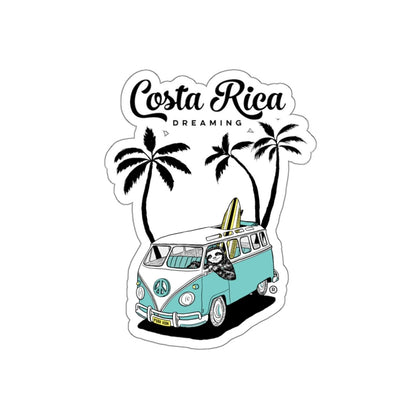 Costa Rica Dreaming Die Cut Sticker - Slothtoescr