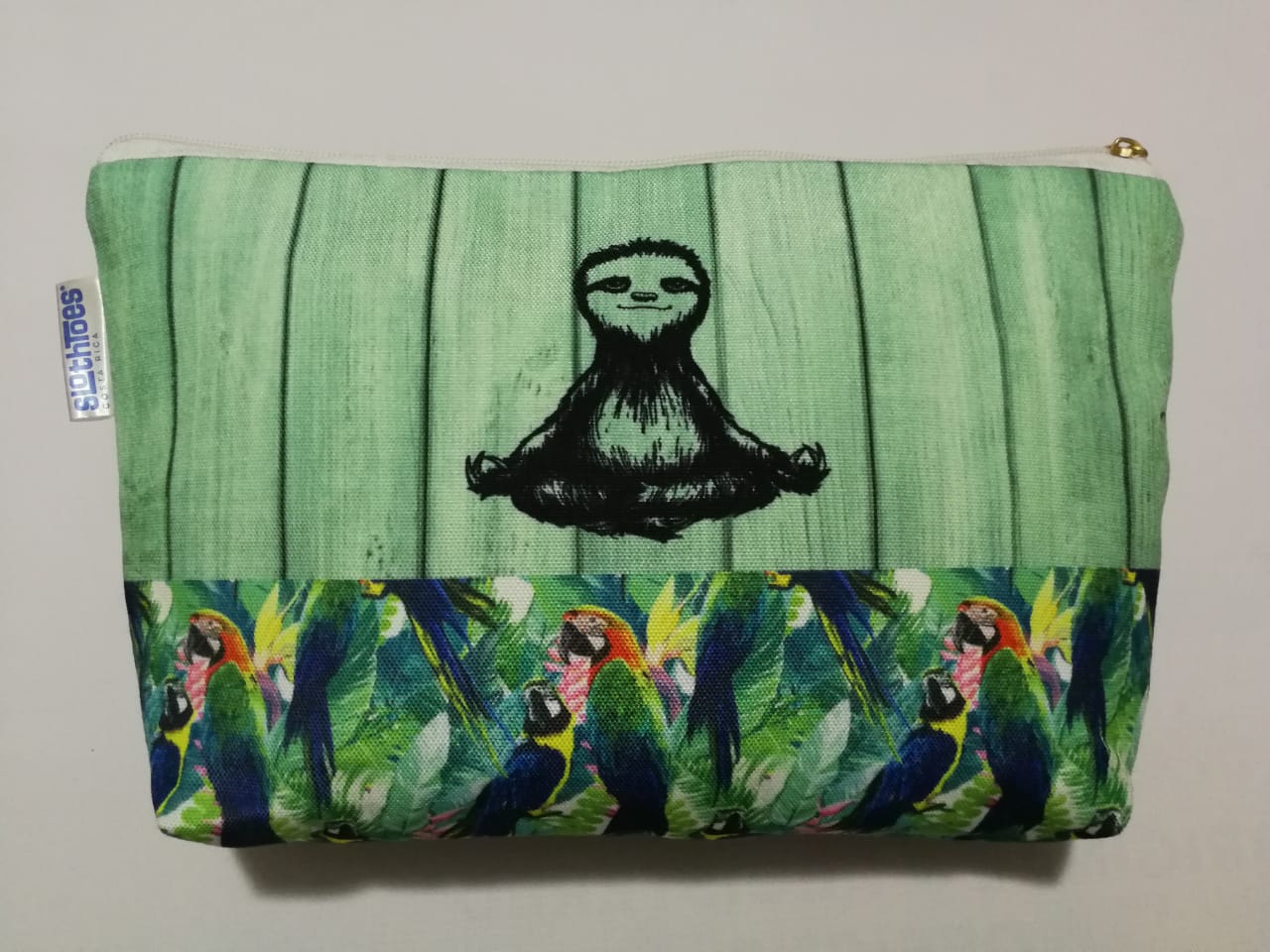 Surfer Macaw  Large Cosmetic bag