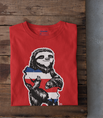Costa Rica Sloth Short Sleeve Tee