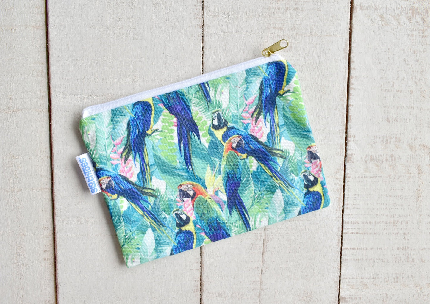 Surfer Macaw Accessory Pouch
