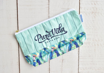 Surfer Macaw  Large Cosmetic bag