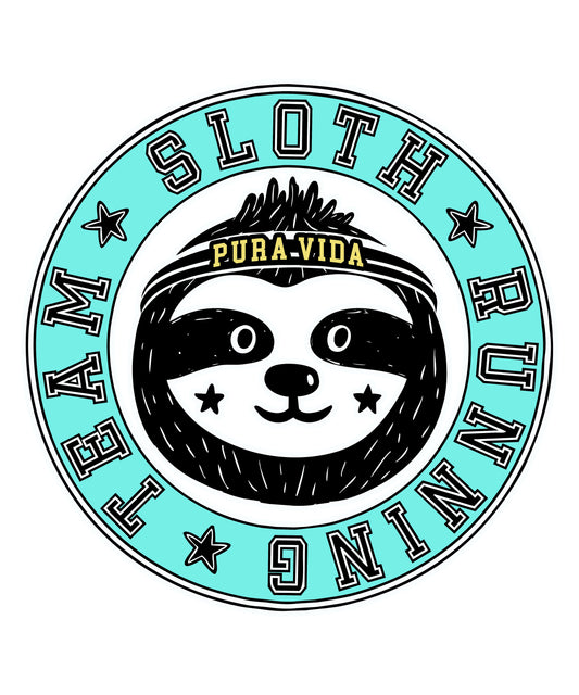 Sloth Running Team Sticker