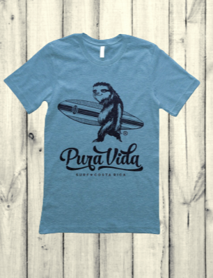 Surfing Sloth Kid's T-shirt