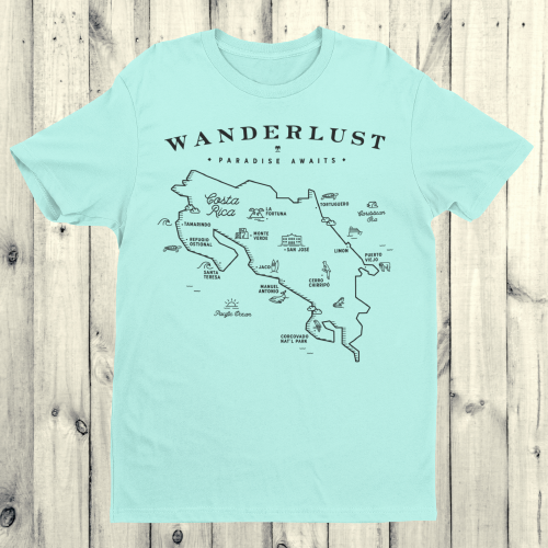Wanderlust -Paradise Mens Tees