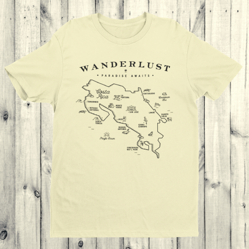 Wanderlust -Paradise Camisetas para hombre